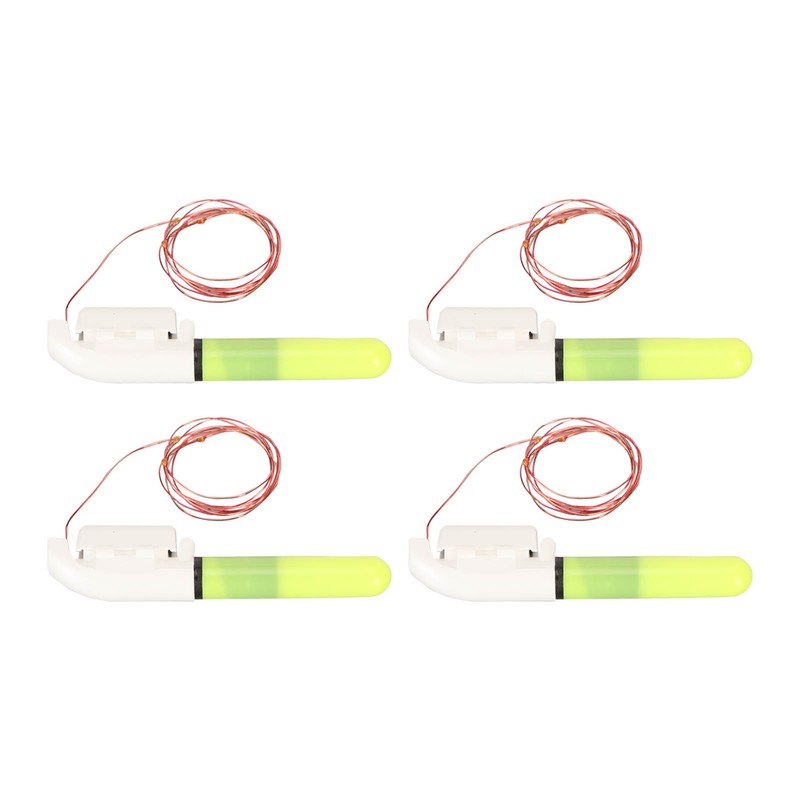 4 Pcs Fishing Glow Sticks Rod Tip LED Glow Sticks