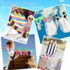 Rtteri 16 Pcs Beach Towel Clips for Beach Chairs Cute