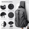 Mochila Bandolera Impermeable Mochila Cruzada Antirrobo Bolso Bandolera Hombre Mujer