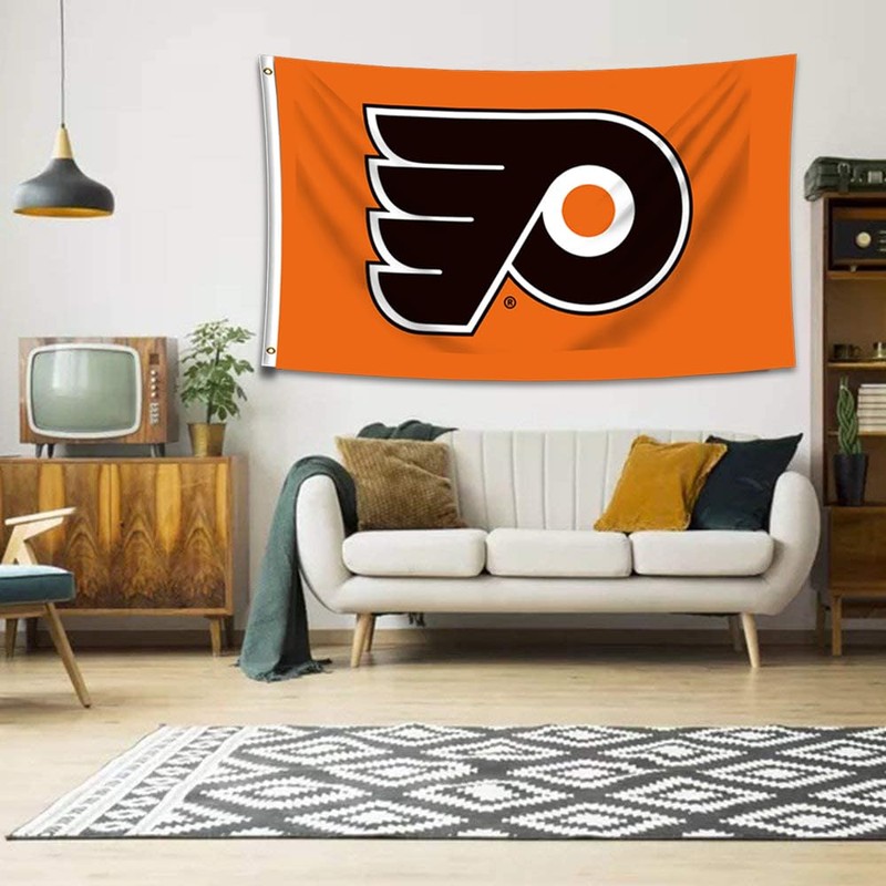 LCFHOME Philadelphia Flag Flyers banner Wall Hanging Flags with Reinforced