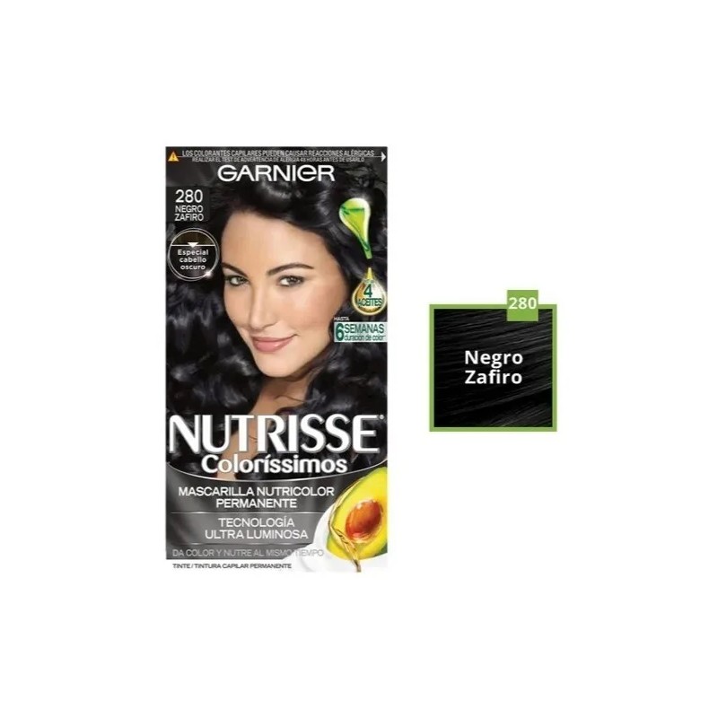 Tinte Garnier Tono 280 Negro Zafiro 280 Negro Zafiro