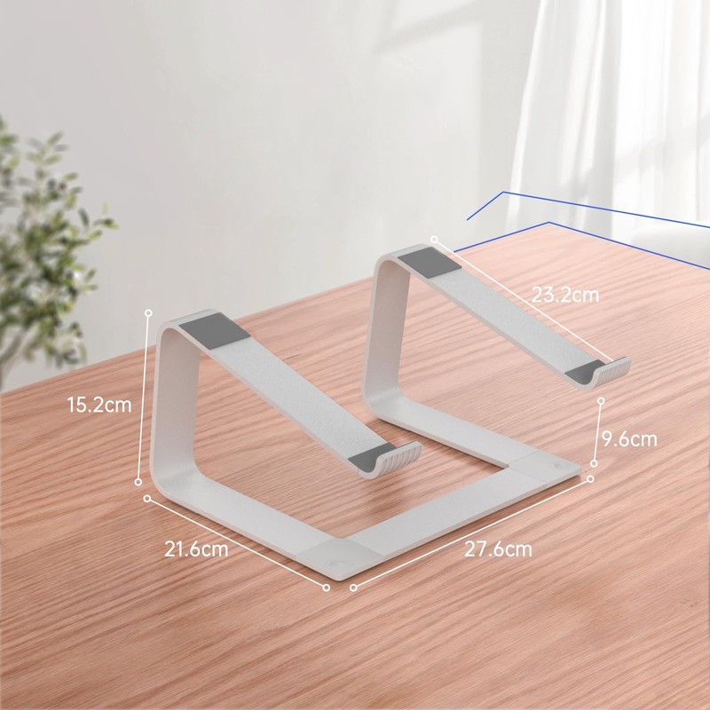 UpNoteX Laptop Stand for Desk Detachable Aluminum Computer Riser Notebook