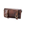 american blue Buffalo Leather Handlebar Saddle Motorcycle Bag Bicycle Tool