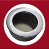 Universal Hardware Finger Pull Handle Recessed Satin Chrome Edge Flush