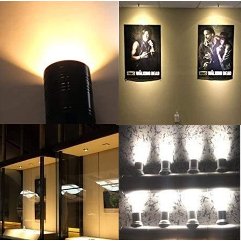 YaeCCC Dimmable LED Mini Spotlight Jewelry Showcase Display Lights Black