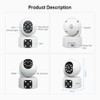OBA SriHome Security Camera PTZ Dual Lens Night Vision Full