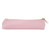 ALLY-MAGIC Leather Pencil Case Coloured Slim Pencil Case with Metallic