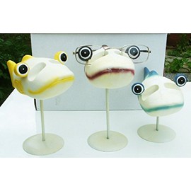 Fish Spectacle holder choice of 3 (yellow)