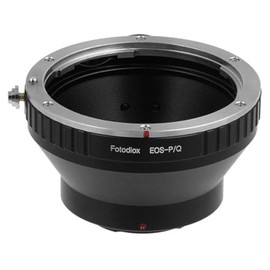 Fotodiox Lens Mount Adapter, Canon EOS Lens to Pentax Q-Series Camera, fits Pentax Q Mirrorless Cameras, fits EOS EF, and EF-S Lenses