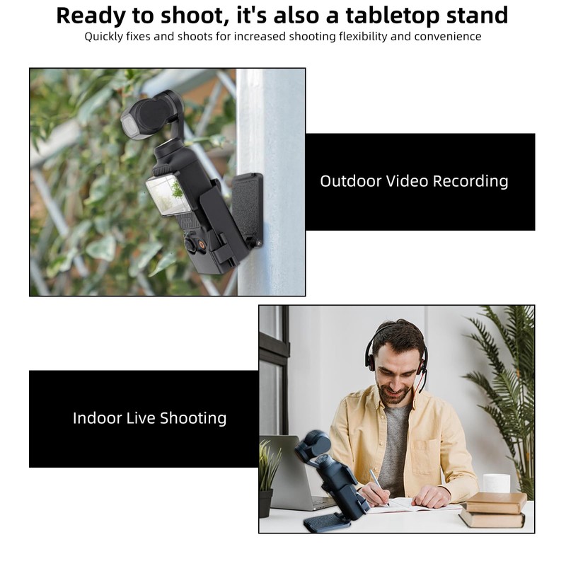 Necdeol Magnetic Holder Stand for DJI Osmo Pocket 3, 180°