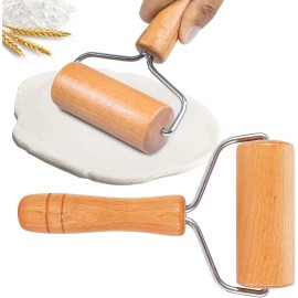 Watris Veiyi Dough Pizza Baker Roller Set for Home Kitchen Baking Cooking(9.5Cm/