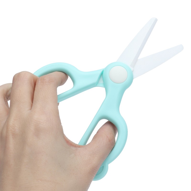 Baby Food Ceramic Scissors Infant Feeding Aid Scissors Portable for