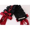 C-07-3 Black Red Maid Lolita Headband with Bow Gothic Hair