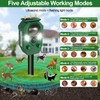 Solar Animal Repellent,Ultrasonic Cat Repellent Outdoor with Motion Sensor,Waterproof Deer