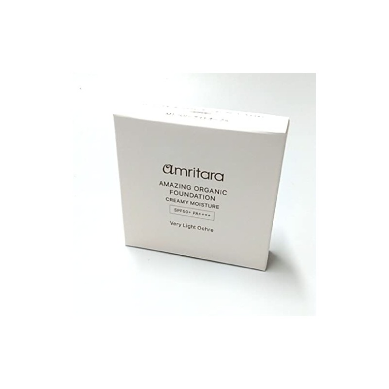 アムリターラ アメージングオーガニックファンデーション クリーミーモイスチャー レフィル M1ベリーライトオークル SPF50+ PA++++