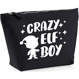 Hippowarehouse Crazy elf boyprinted make up cosmetic wash bag 18x19x9cm