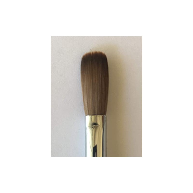 Blue Handle CRIMPED 100% Kolinsky Acrylic Nail Brush (Crimped Size