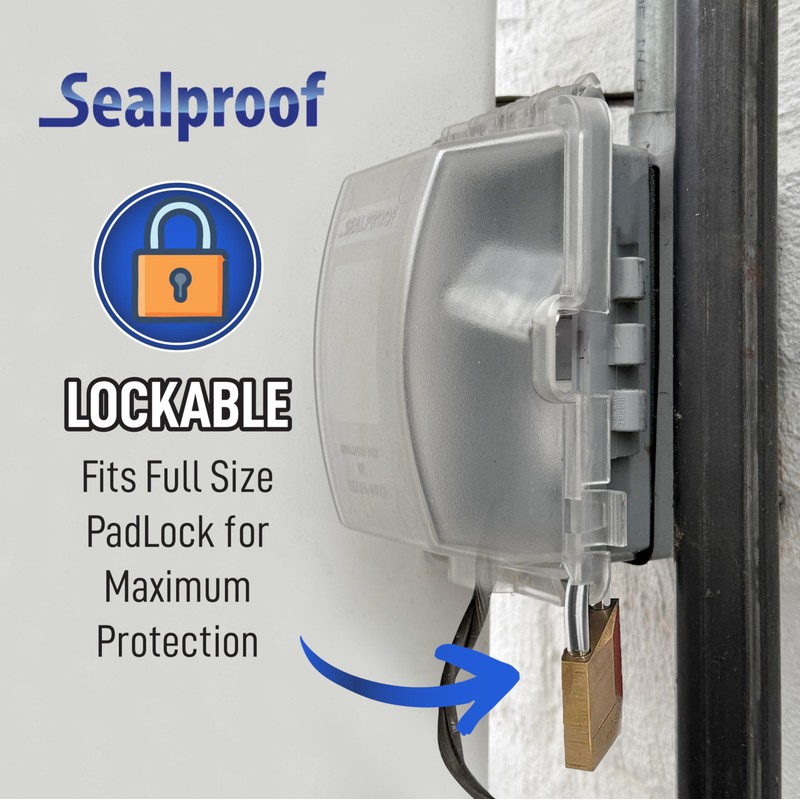Sealproof 1-Gang Weatherproof in Use Outlet Cover | Horizontal/Vertical Outdoor