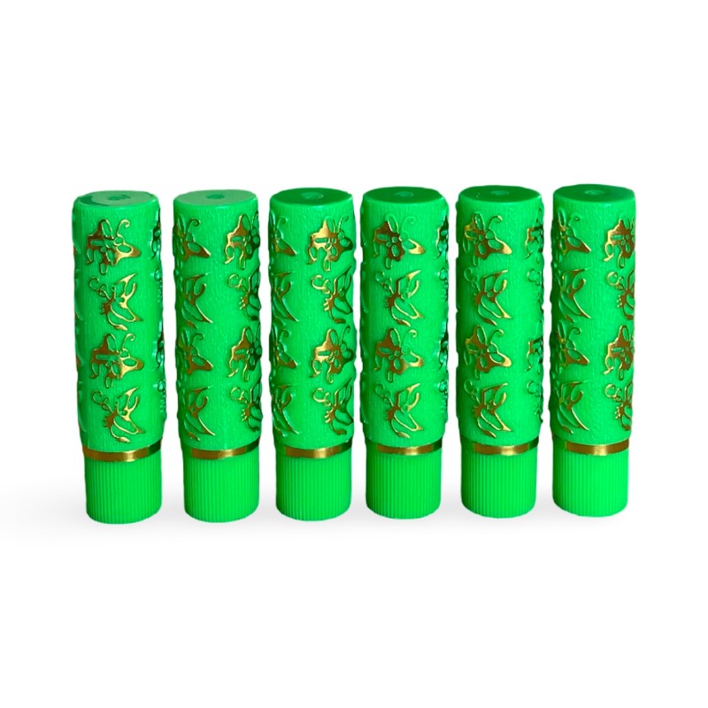 Hare Magic Colour Changing Lipstick - Green with Gold Embellishments