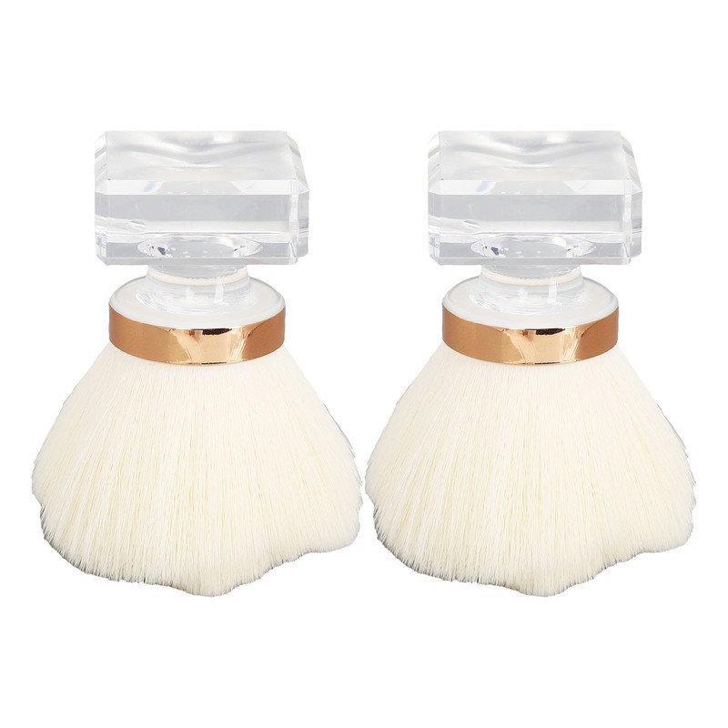 Nail Art Dust Powder Cleaner Brush Soft Bristles Comfortable Grip