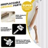UBANU 12 Sets White Vertical Blind Repair Kit with Stem,