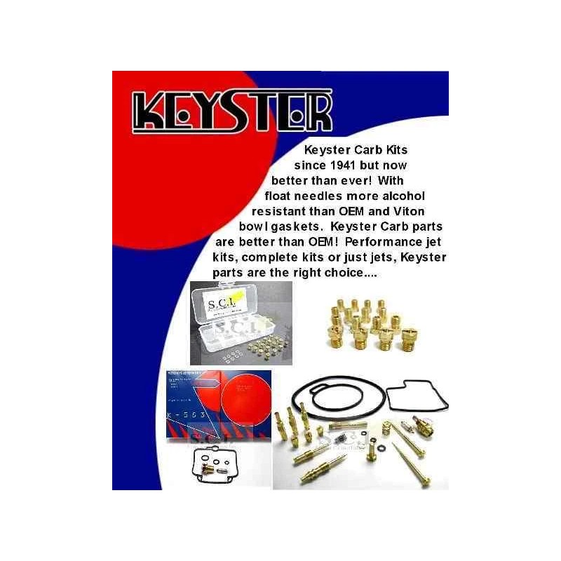 Keyster YAMAHA XV500 1983 VIRAGO ECONO CARBURETOR REBUILD REPAIR KIT