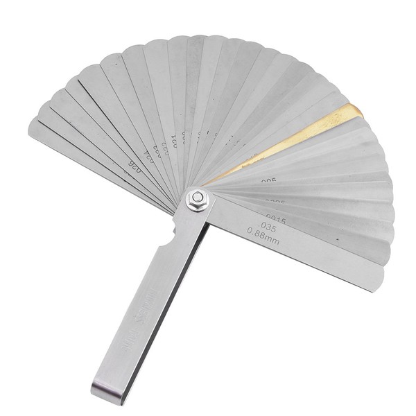 Guitar Gauge Set, 30Pcs Blade Master Feeler Gauge Measuring Tool
