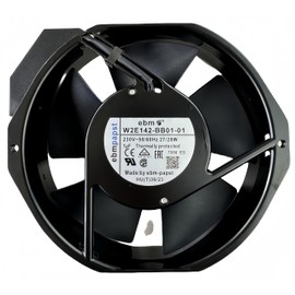 Ventilador de refrigeración ebm-papst W2E142-BB01-01 7056ES, 230 V, 50/60 Hz, 27/28 W, 172 x 150 x 38 mm, metal resistente a altas temperaturas, ventilador de enfriamiento de flujo axial de 172 cm