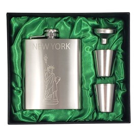 New York Flask Gift Set