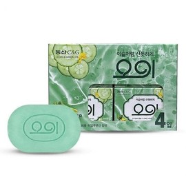 동산씨앤지 오이 비누 세수 세안 90g 4개입 Dongsan CNG Cucumber Soap Face Wash 90g 4 Pack