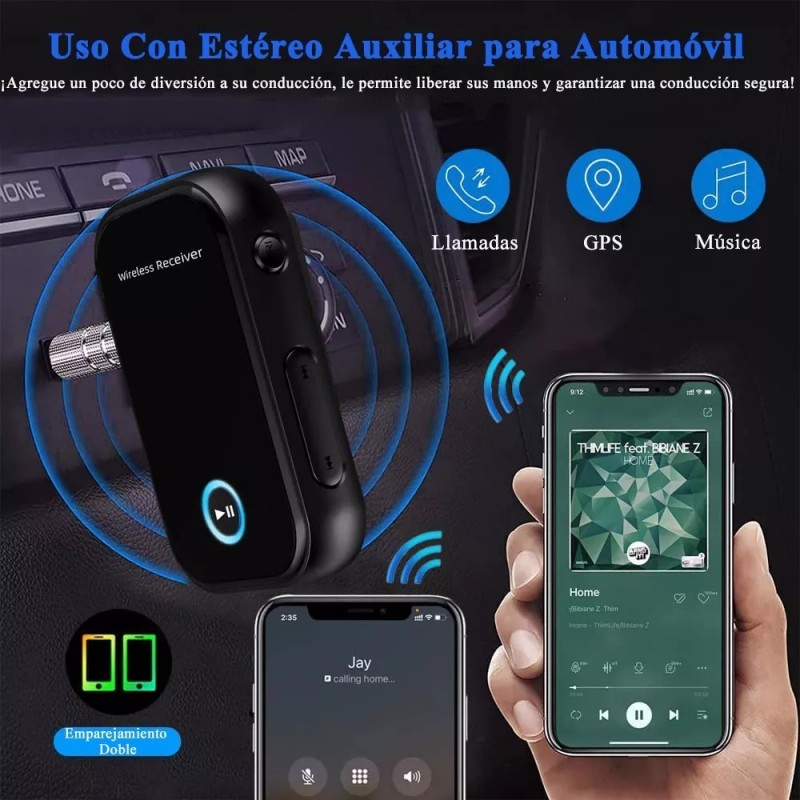 Zakulu Receptor Y Transmisor Bluetooth V5.0 De Audio