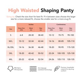 Conturve Body Shaper Waist Trainer Tummy Control Panty - Butt Lifter Panties - Shapewear for Women | (Beige, Small)