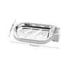 Soap Dish, Jagowa Soap Case Holder Shower Clip-on Rod Slide