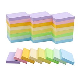 Sticky Notes 1.5x2 Inches,48 Pads, Light Colors Self-Stick Pads,75 Sheets/Pad