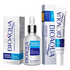 Tratamiento Acne Puntos Negros Manchas Cicatrices Pack Grasa Día/noche