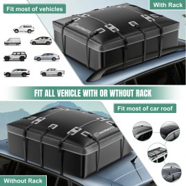 Dreamizer For Subaru Forester 21 Cubic FT Roof Rack Bag Cargo Carrier Luggage Storage Box