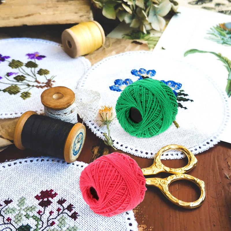 NOLITOY 16 Rolls Colorful Hand Sewing Cotton Thread for DIY