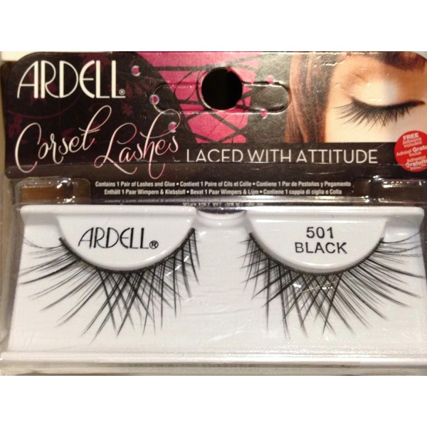 Ardell 1pc Ardell Corset Lashes Laced with Attitude #501 BLK-