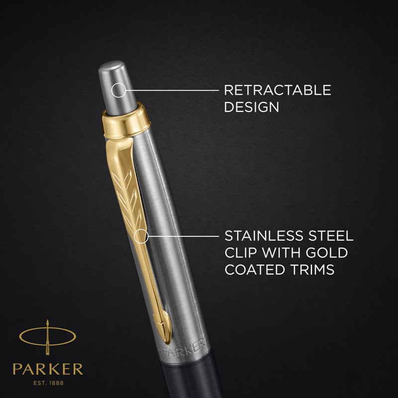 PARKER Jotter XL Ballpoint Pen | Grey Lacquer with Gold