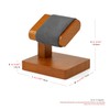 Papten Solid Wood Single Watch Display Stand for Men Jewelry