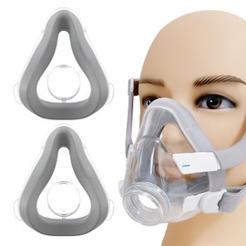 2 Packs F20 Memory Foam Cushion Medium - Excellent Replacement Air Touch F20 Full Face Mask -Reliable Seal, Comfortable Fit, Durable