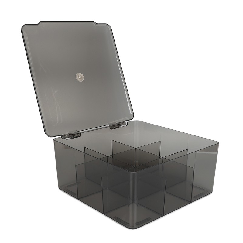 Flip Grids Storage Box Large Capacity Dustproof Easy Access Skincare