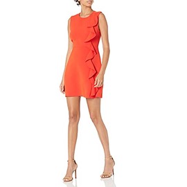 Rachel Zoe Women's Krause Dress, Dark Coral, 4
