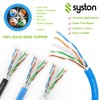 Syston Cat 6E Ethernet Network Cable Shielded - 100 FT,