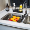 Luabue Stainless Steel Kitchen Sink with Black Self-Draining Drain Tray