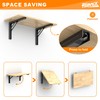Heavy Duty Wall Mounted Folding Workbench, Collapsible Wall Table