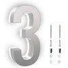 7 Inch LED House Numbers, ABS-Polymer, Premium Quality, Backlit LED