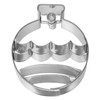 Birkmann 1010699510 Cookie Cutter Christmas Ball 6.5 cm, Grey Plastic,