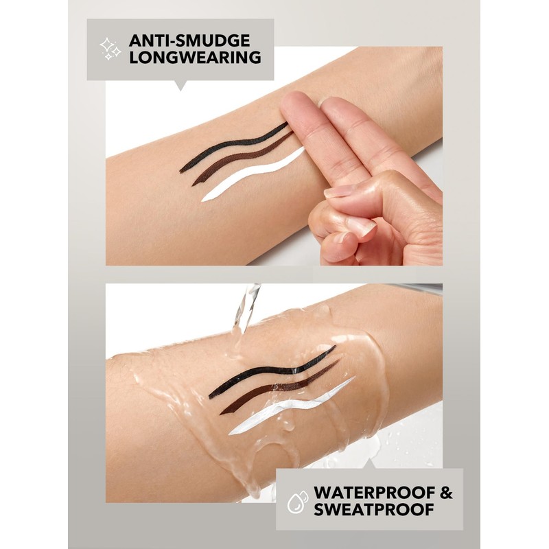 SHEGLAM Intensify Gel-Eyeliner wischfest und wasserfest, hochpigmentiert, langanhaltend, matt, 3