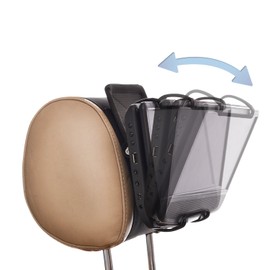 TFY Tablet Car Headrest Holder Mount Adjustable Angle with Clasp